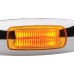 Narva Model 24 LED Guide Marker Lamps with Chrome Cover - 118 x 39mm